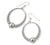 Pretty Tough Oval French Wire Earrings