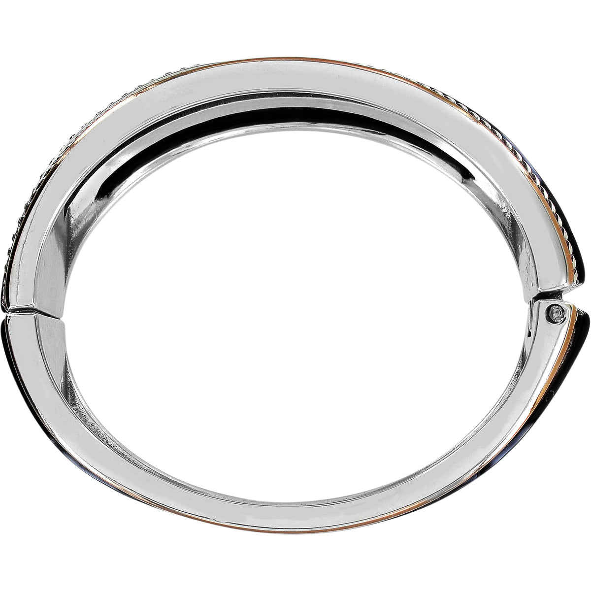 Neptune&#39;s Rings Black Hinged Bangle