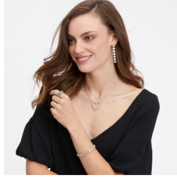 Twinkle Post Drop Long Earrings